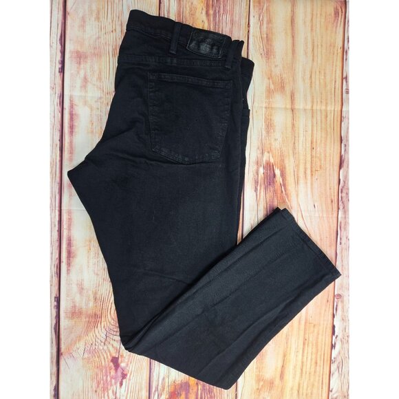 Polo Ralph Lauren Mens Hampton Relaxed Straight Jeans Black 38 x 34 - Picture 3 of 11